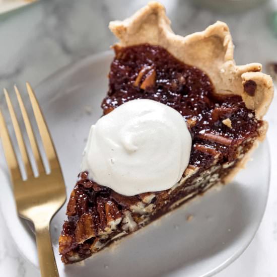 Vegan Pecan Pie - Recipe photo by jessicainthekitchen