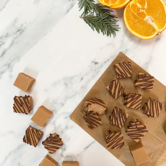 Chocolate Orange Fudge - Recipe photo by bakingwithaimee