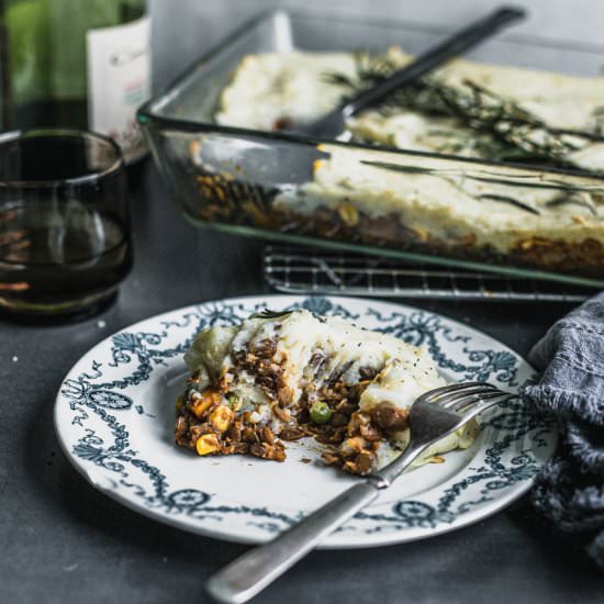 Heart-Warming Lentil Cottage Pie - Recipe photo by bitingintolife