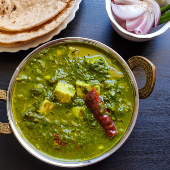 Easy palak paneer - Recipe photo by greenbowl2soul