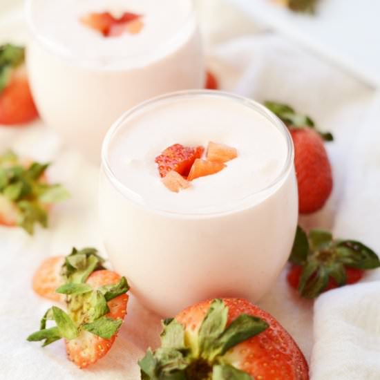Easy Strawberry Mousse - Recipe photo by lifebeginswithdessert