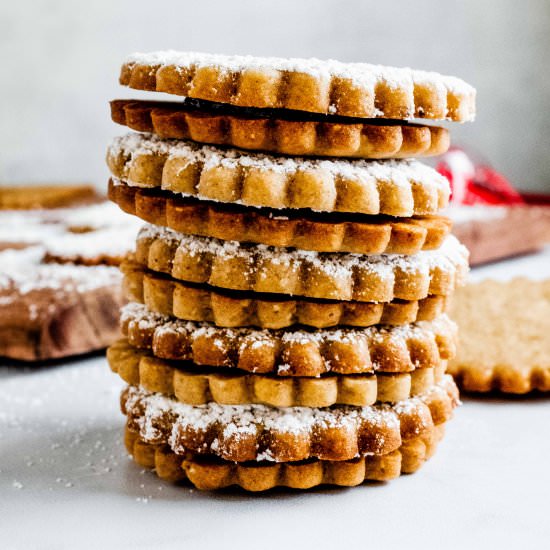 linzer cookies - Recipe photo by whisked away kitchen