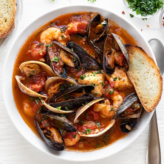Cioppino - Recipe photo by thecozyapron