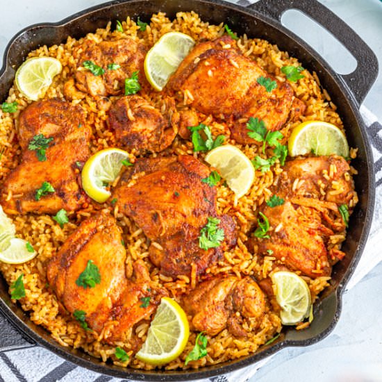 Spanish One Pot Chicken and Rice - Recipe photo by Priyanka DK
