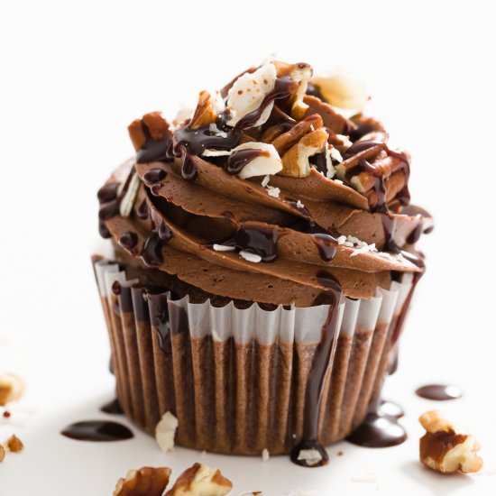 German Chocolate Cupcakes - Recipe photo by cupcakeproject