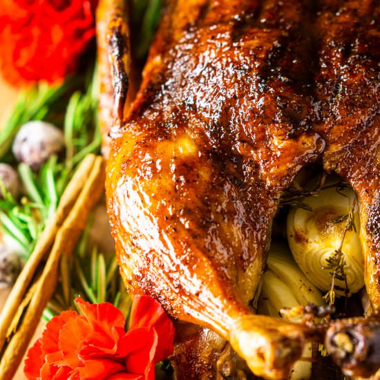 Christmas Roast Duck - Recipe photo by Burrata and Bubbles