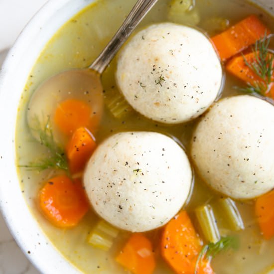 Matzo Ball Soup - Recipe photo by theforkedspoon
