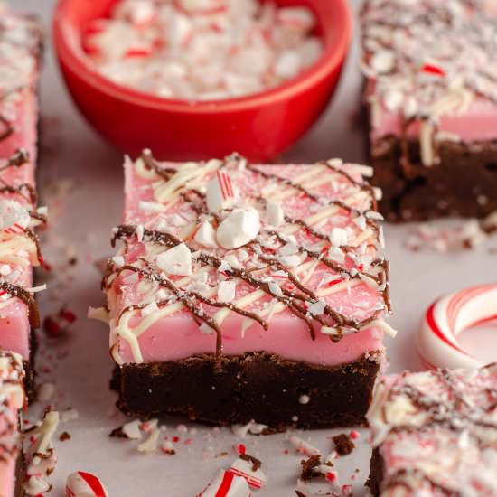 peppermint brownies - Recipe photo by freshaprilflours