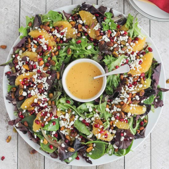 Christmas Salad -Champagne Dressing - Recipe photo by Two Healthy Kitchens