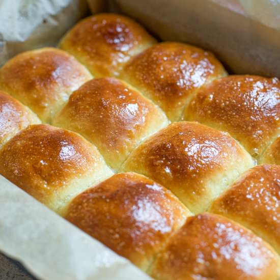 Vegan Hawaiian Sweet Bread Rolls - Recipe photo by HazloVegan