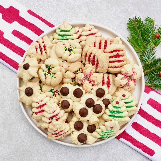 Holiday Spritz Cookies - Recipe photo by anothertablespoon