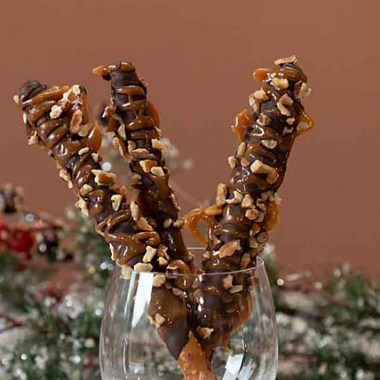 Loaded Chocolate Pretzel Rods - Recipe photo by iwilkerson