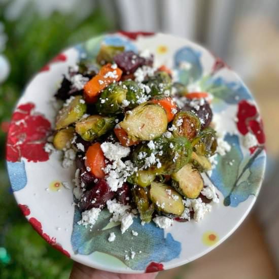 Roasted Brussel Sprout Salad - Recipe photo by Mummys FastandEasy