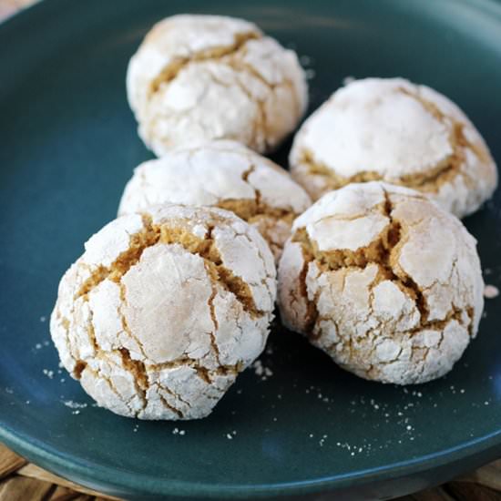 Brown-Butter Crinkle Cookies - Recipe photo by Food Gal