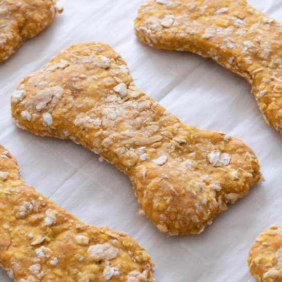 Sweet Potato and Oatmeal Dog Treats - Recipe photo by For the Love of Cooking