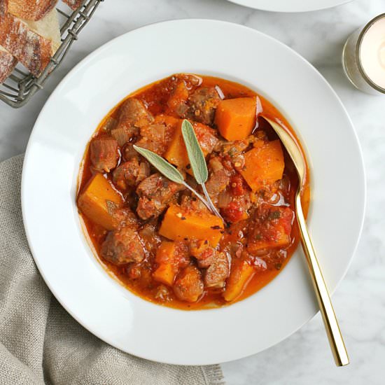 Pork and Squash Stew - Recipe photo by twoofakindcooks