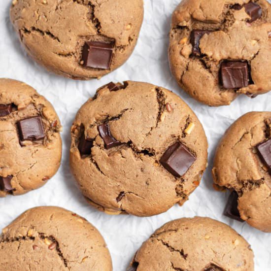 Flourless Protein Cookies - Recipe photo by Donut Worry Be Healthy