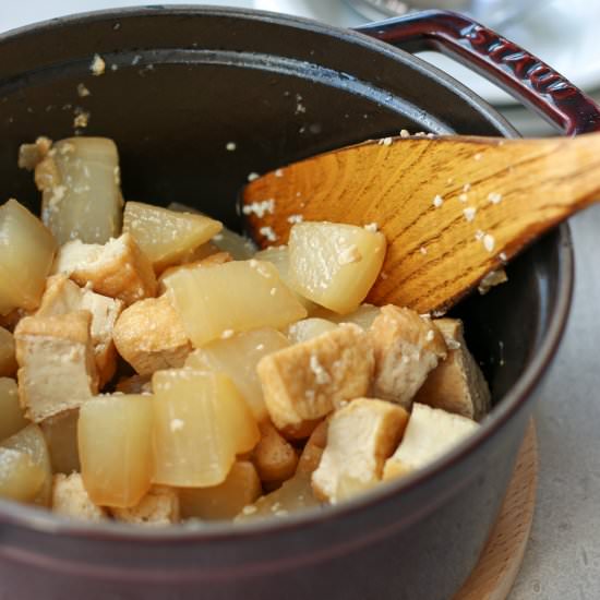 Japanese Daikon Nimono - Recipe photo by chefjacooks
