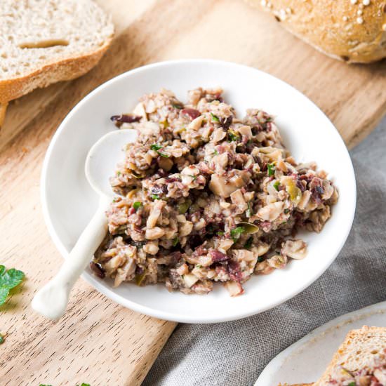 Mushroom Tapenade - Recipe photo by Mrs Jones Kitchen