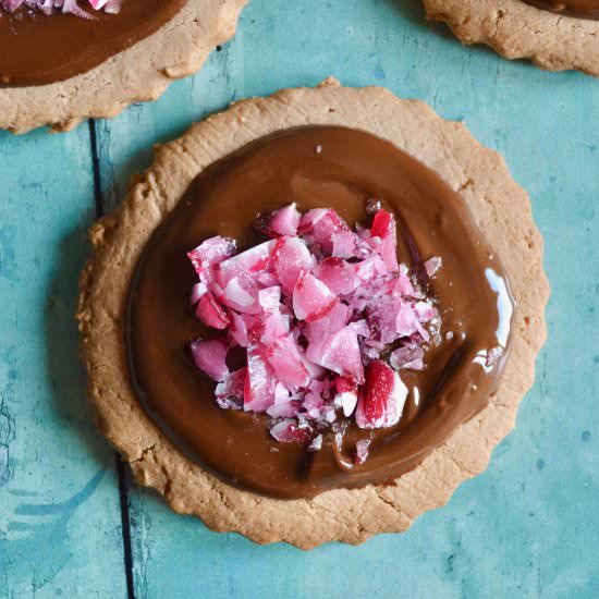 Chocolate Candy Cane Cookies - Recipe photo by Fiona Kennedy