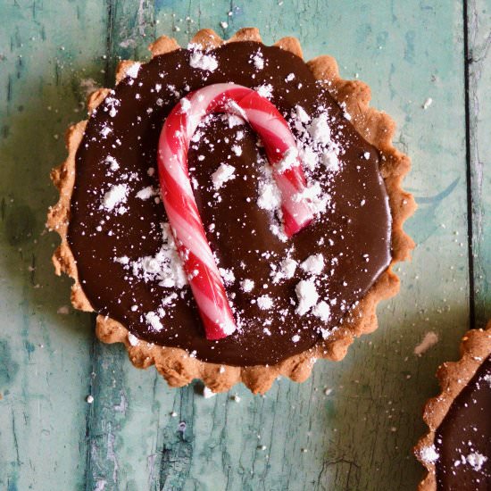 Chocolate Peppermint Tart - Recipe photo by Fiona Kennedy