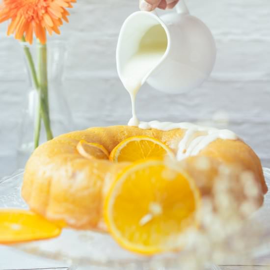 Yummy and soft orange cake - Recipe photo by FoodTokWithSherin