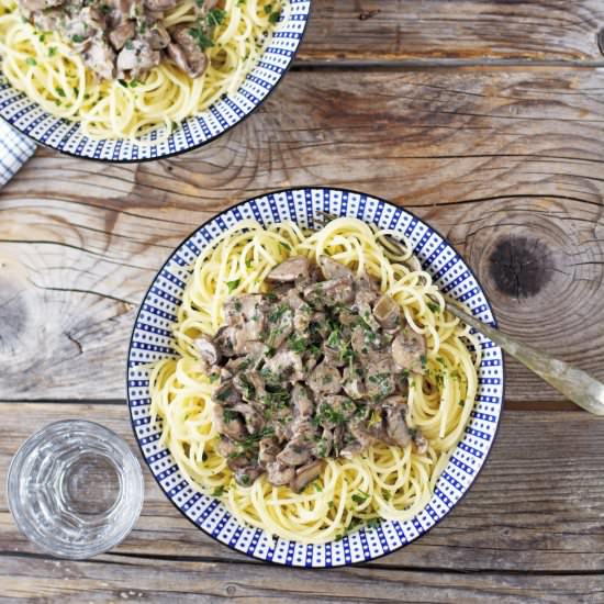Mushroom Ragout - Recipe photo by TheIronYou