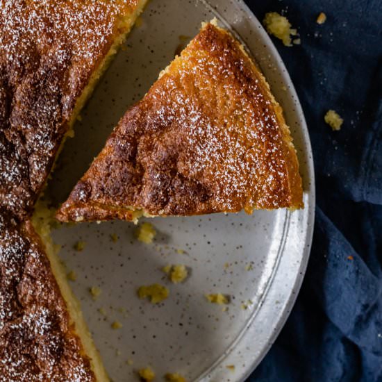 Grapefruit and Thyme Olive Oil Cake - Recipe photo by gatheredatmytable