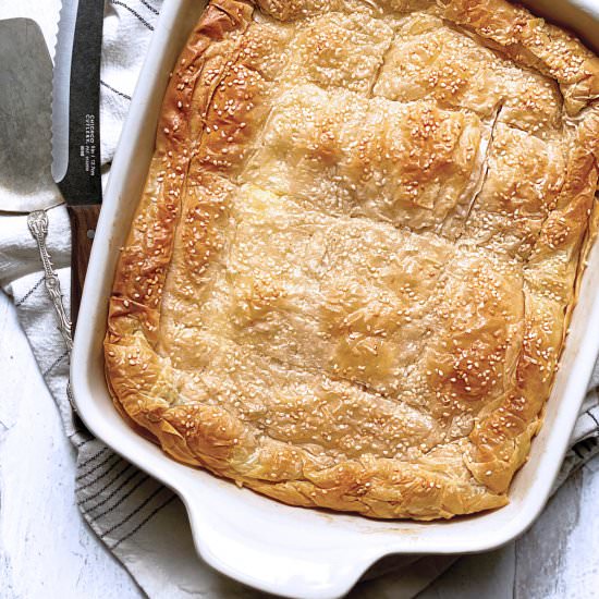 Easy Greek Cheese pie – Tiropita - Recipe photo by The Greek Foodie