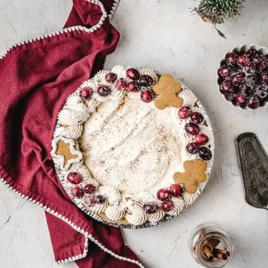 No Bake Eggnog Cheesecake - Recipe photo by thecupcakechronicles