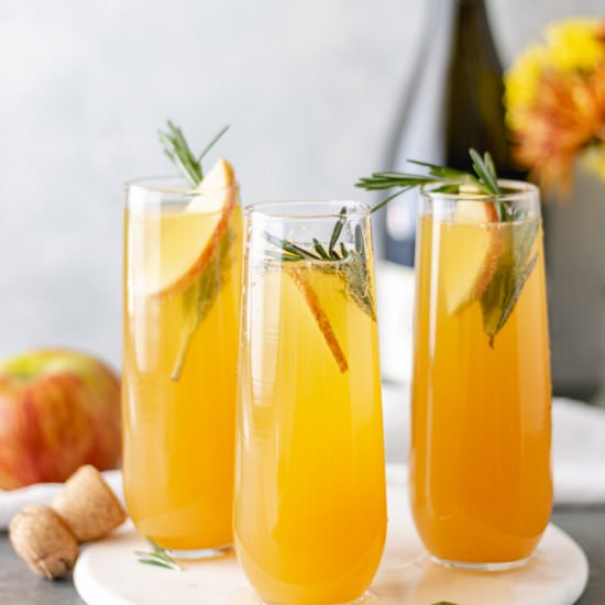 Apple Cider Mimosa - Recipe photo by Alifedelicious