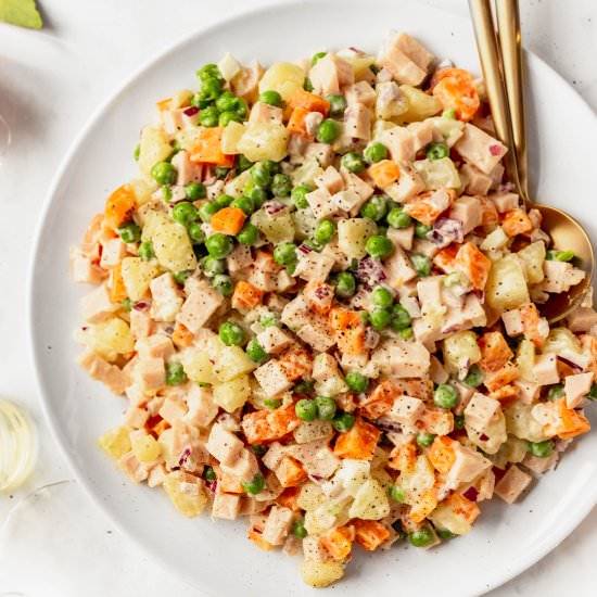 Russian Salad – Olivye Salad - Recipe photo by damnspicy