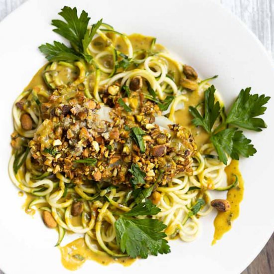 Pistachio Cod with Coconut Thai - Recipe photo by healnourishgrow