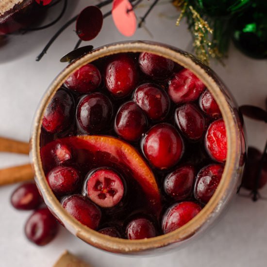 winter sangria - Recipe photo by freshaprilflours