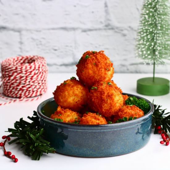 Apricot Walnut Goat Cheese Balls - Recipe photo by dishnthekitchen