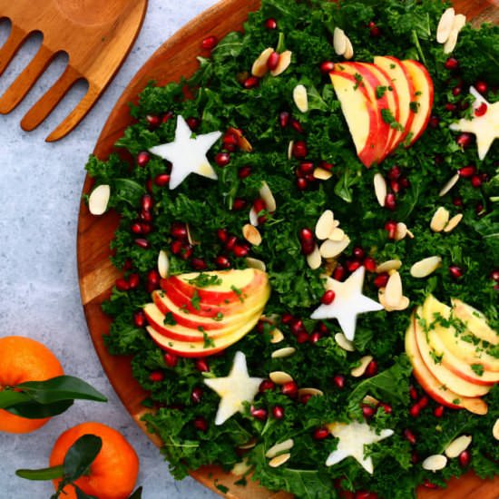 Massaged Kale Salad - Recipe photo by dishnthekitchen