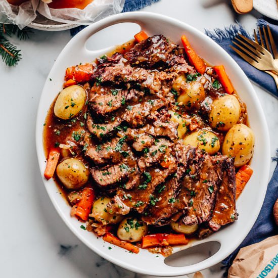 Instant Pot Roast Beef and Gravy - Recipe photo by MunchkinTime