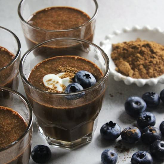 Vegan chocolate mousse - Recipe photo by hornoMX