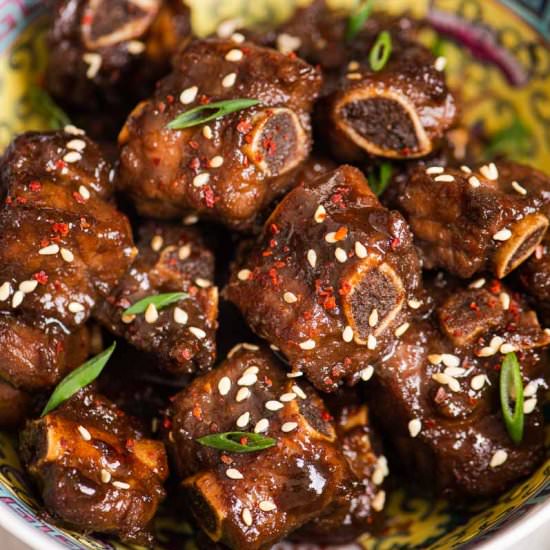 sweet and sour ribs - Recipe photo by healthynibblesandbits