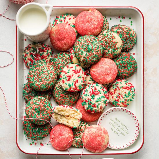 Sprinkle Sugar Cookies - Recipe photo by nourishandfete