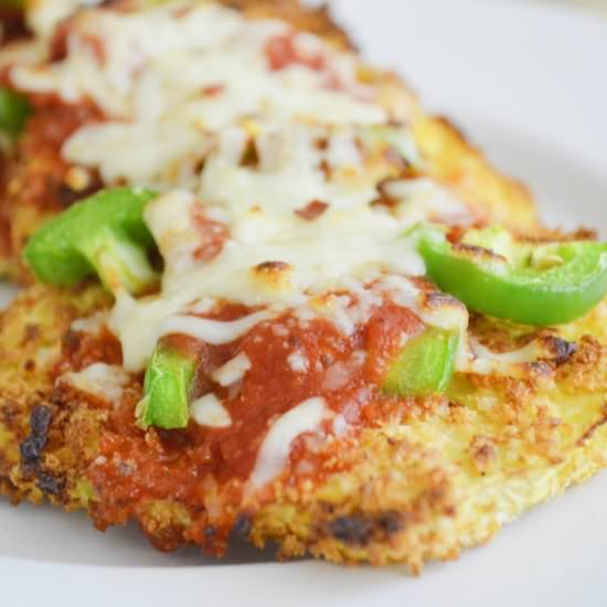Spicy Air Fryer Eggplant Parmesan - Recipe photo by Stefs318