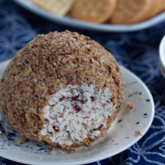 Cranberry Nut Goat Cheese Ball - Recipe photo by midwexican