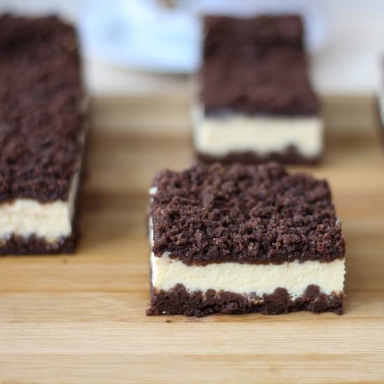 Cocoa shortcrust pastry cheesecake - Recipe photo by mecooks.com