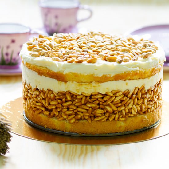 White lion cake - Recipe photo by mecooks.com