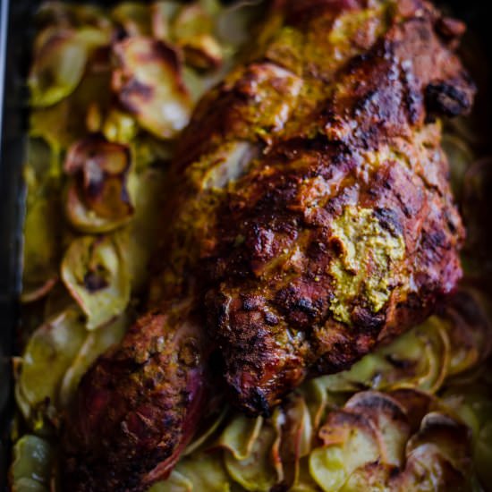 Slow Cooked Leg of Lamb - Recipe photo by tiffinandteaofficial