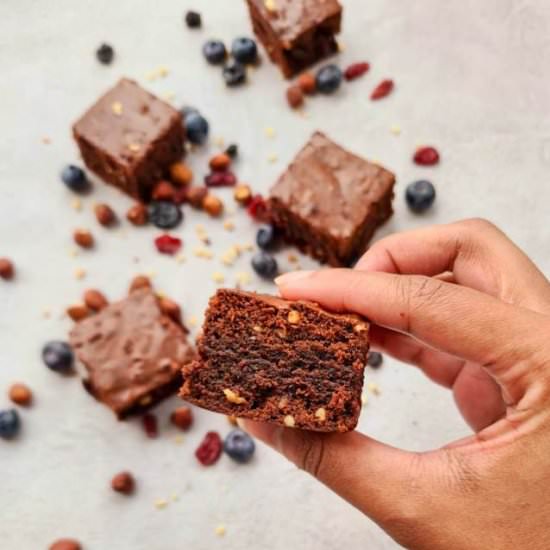 Fruit and Nuts Brownies - Recipe photo by RominasLittleCorner