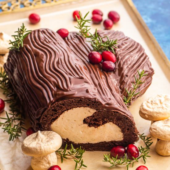 Bûche de Noël - Recipe photo by primalwellnesscoach