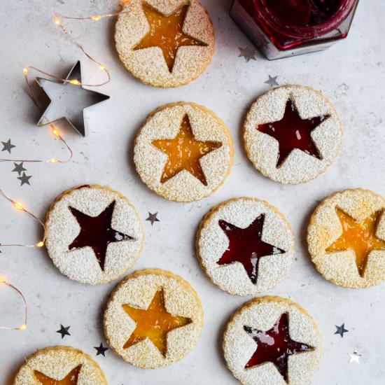 Festive Spice Linzer Cookies - Recipe photo by missrachelphipps