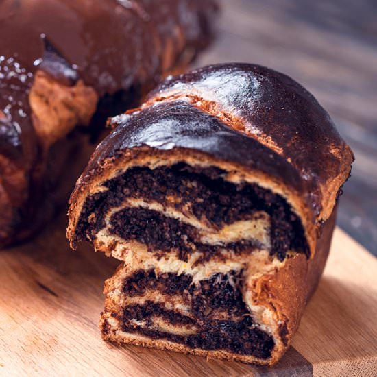 Orange Nutella Walnut Babka - Recipe photo by Home Cooking Adventure