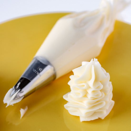 Faux Cream Cheese Frosting - Recipe photo by Bakes and Blunders